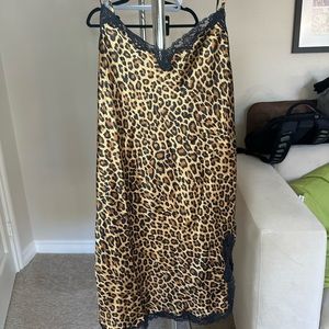 Victoria’s Secret leopard print slip dress